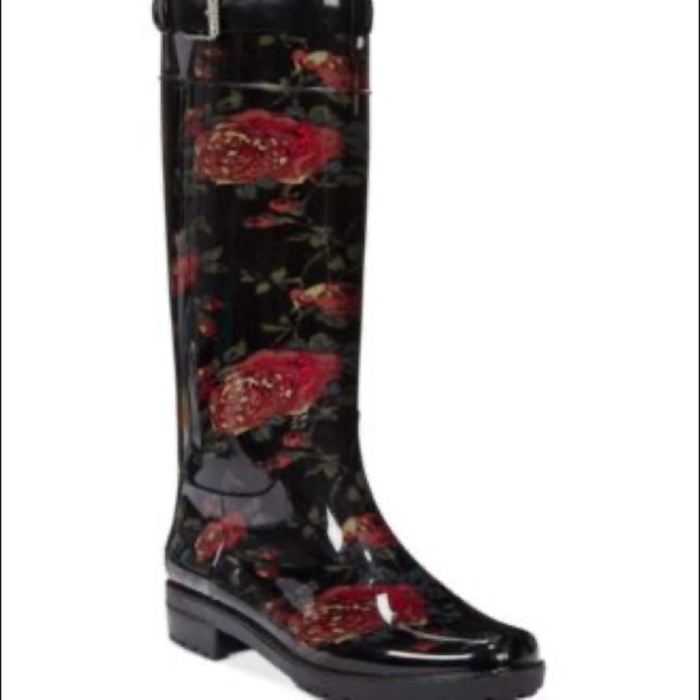 NWOB Lauren Ralph Lauren rossalyn ii rain boots rose